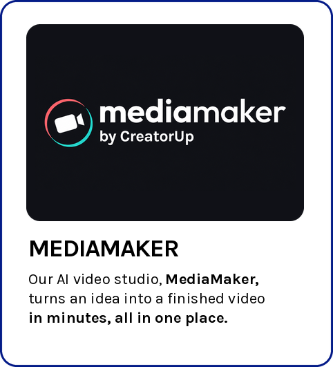 MediaMaker: our AI video studio